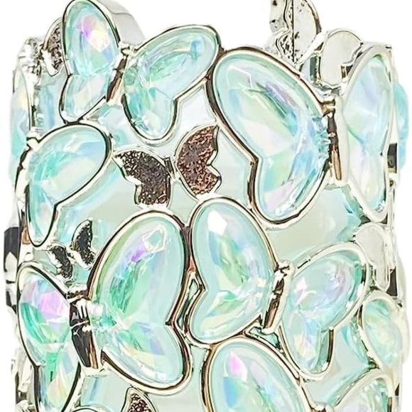 Bath & Body Works Iridescent Butterflies Wallflowers Plug Scent Control Light Up - Picture 2 of 3